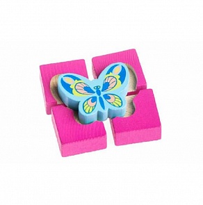 Деревянный конструктор из серии Собирайка – Бабочка (Томик, 1-06 ТОМИКsim)